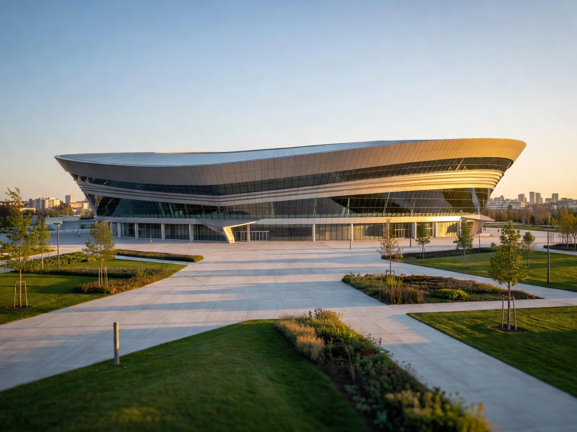Groupama Stadium modern complex in Décines-Charpieu Lyon