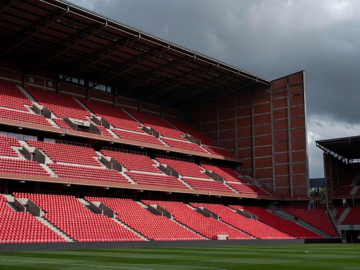 Stade Bollaert-Delelis steep English style stands in Lens