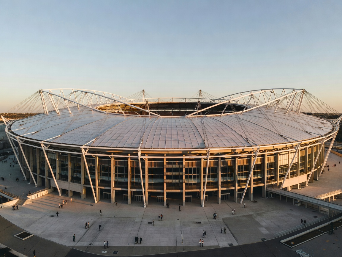 Stade de France wide architectural stadium panorama
